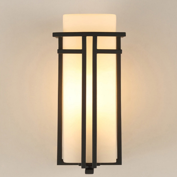 Hot sale 110V 220V Modern Outdoor Exterior Linear Strip Wall Lamp 3000K Warm White Garden Sconce  LED Wall Light