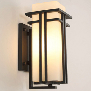 Hot sale 110V 220V Modern Outdoor Exterior Linear Strip Wall Lamp 3000K Warm White Garden Sconce  LED Wall Light