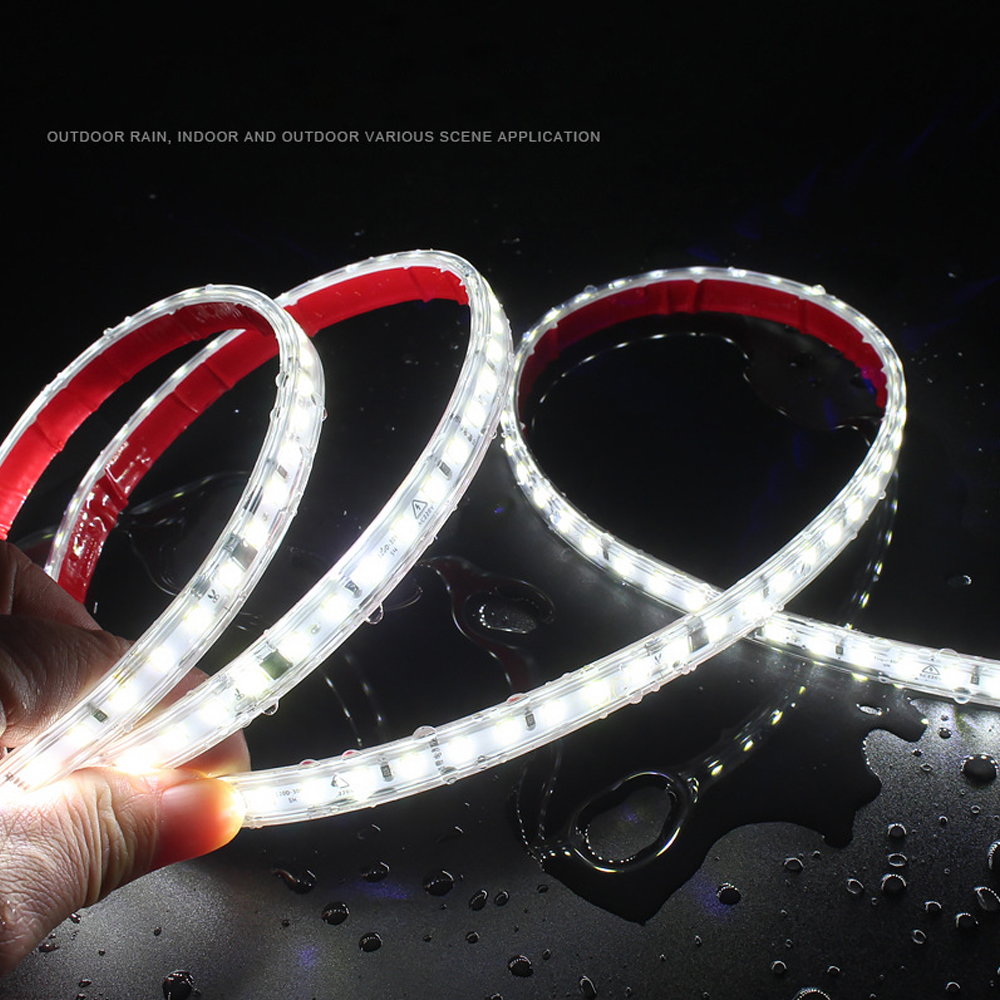 220v led strip high voltage led strip Ultra thin self-adhesive soft light with 10CM line light display cabinet decor patch