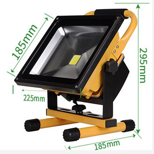 Hot 30w LED Flood Light Portable Outdoor Spotlight Searchlight Battery Rechargeable LED Floodlight