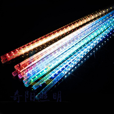 Hot sale Outdoor LED Meteor Shower Falling Rain Drop String Light Christmas Lights Holiday Lighting 30CM 50CM 80CM