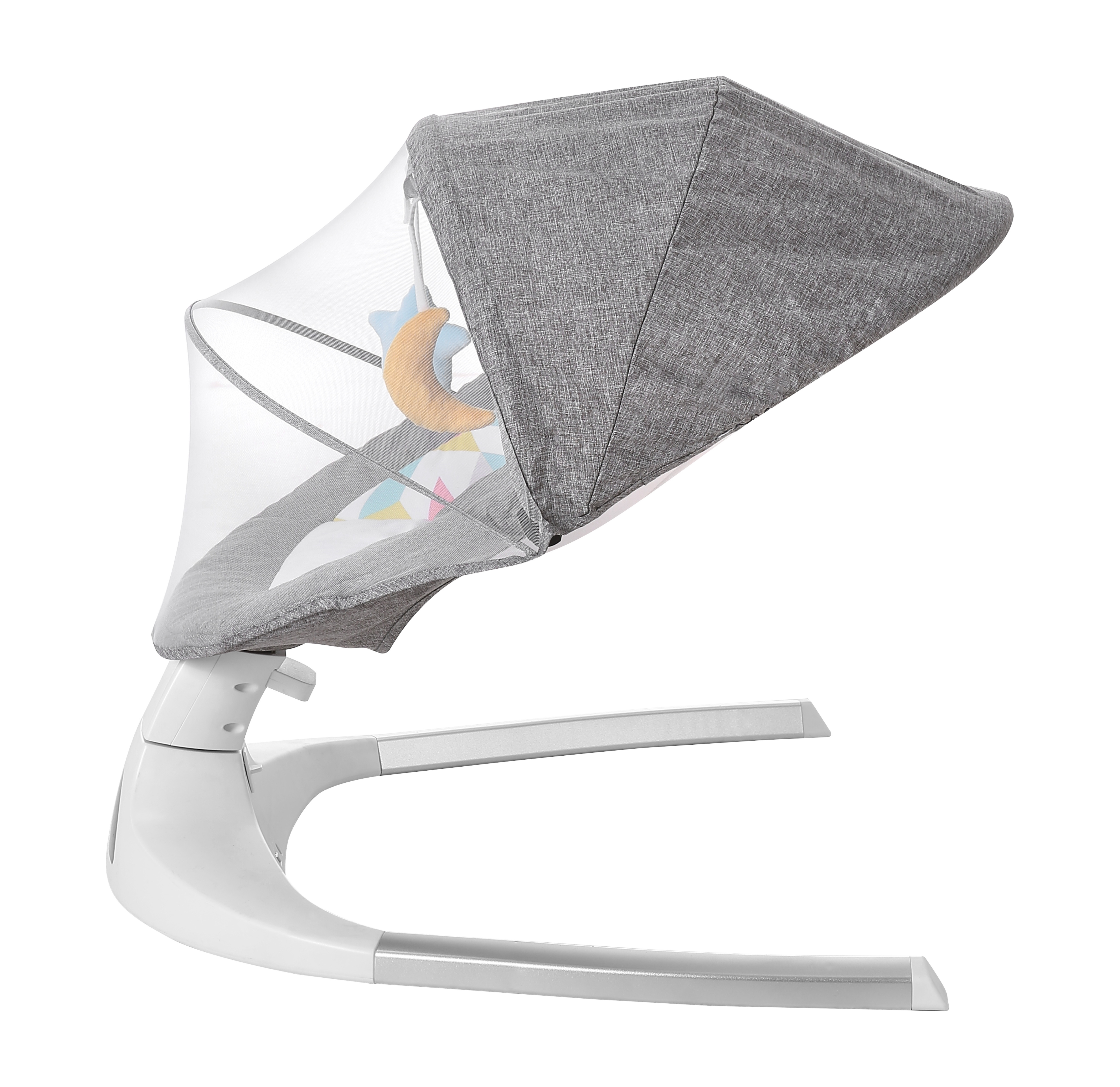 The new standard baby swing high chair is timed with music  and 2 gear backrest baby swing electric baby rocker