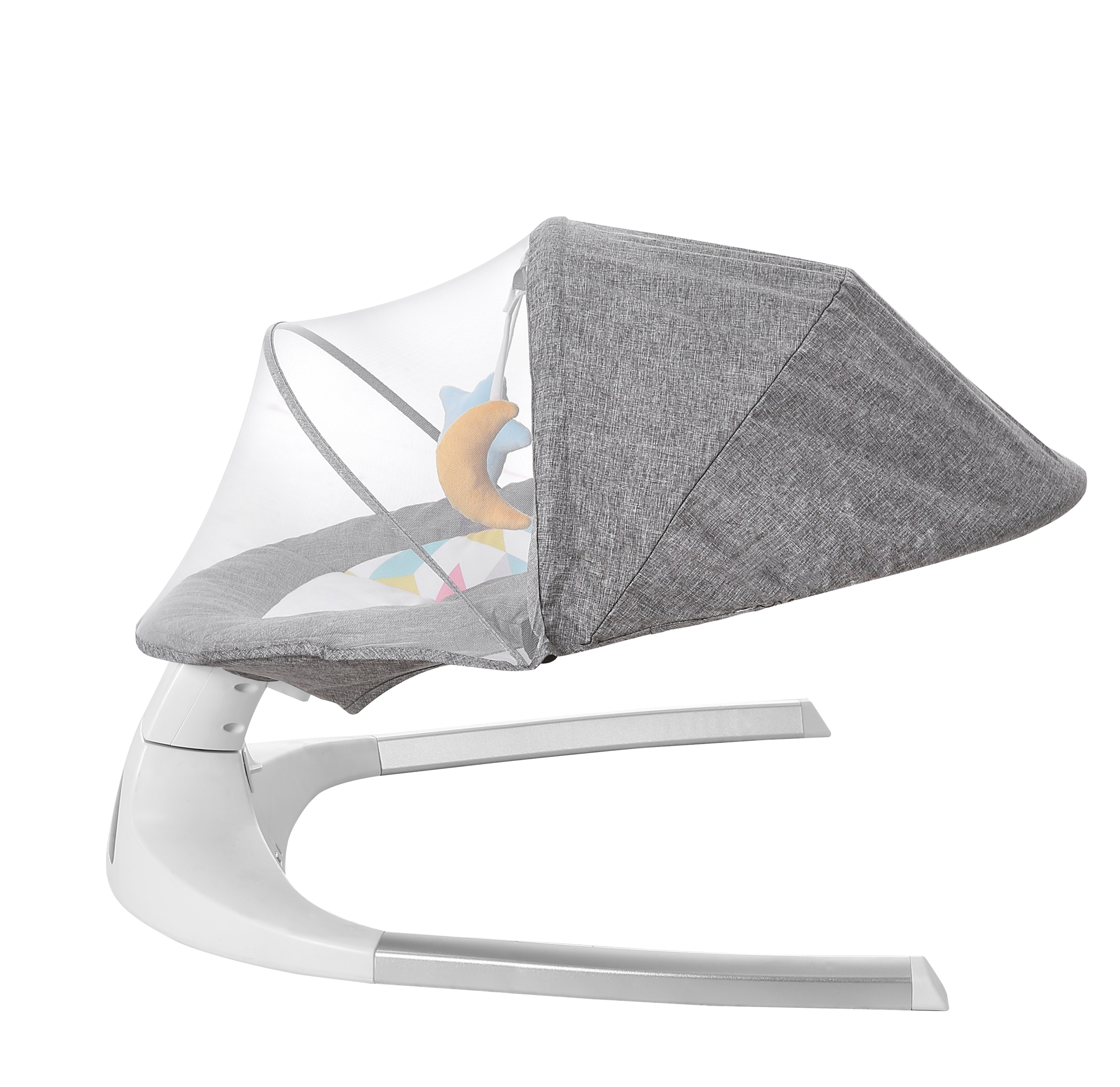 The new standard baby swing high chair is timed with music  and 2 gear backrest baby swing electric baby rocker