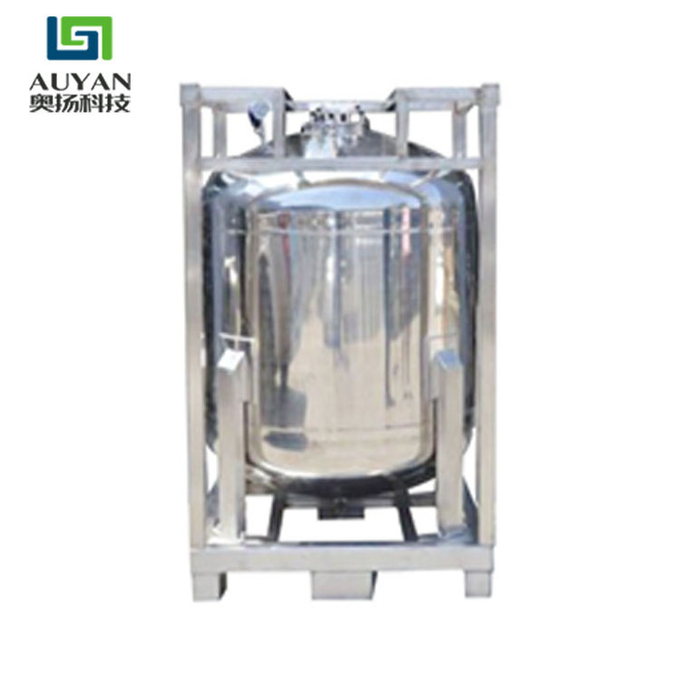 1000L removable electrolyte stainless steel IBC tote tank