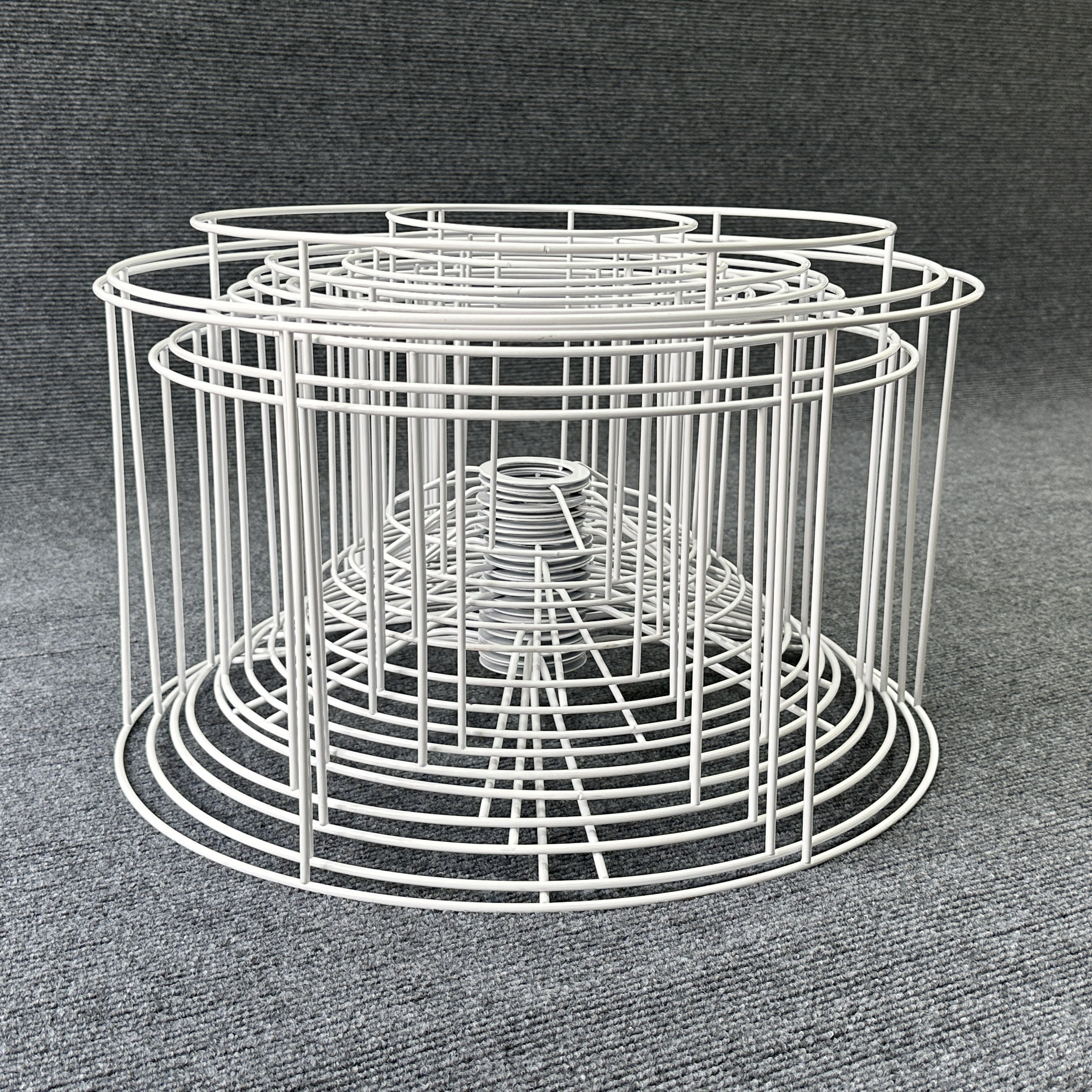 Factory Direct Sales Round Iron Frame Set Drum Wire Ring Lampshade Frames