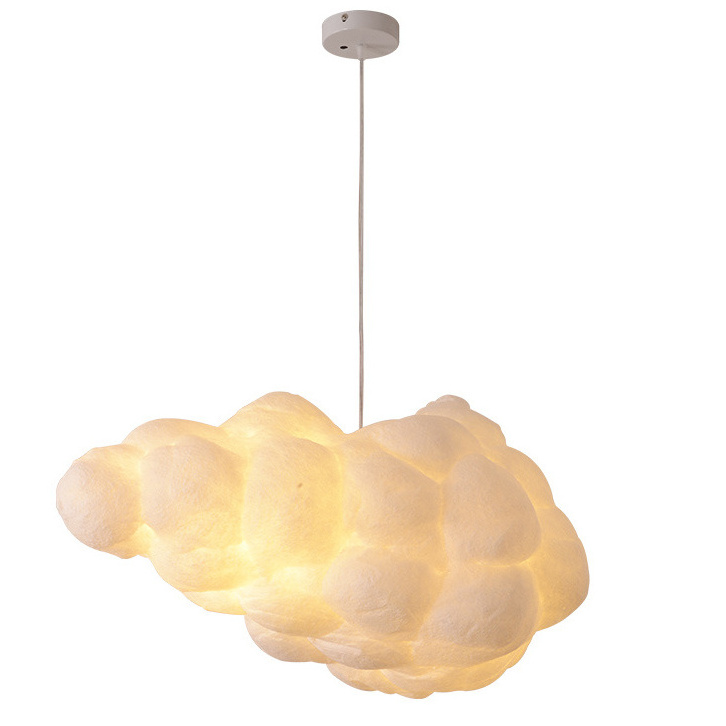 Creative Decorative White Floating Clouds LED lights Imitation Silk Cotton Cloud Light