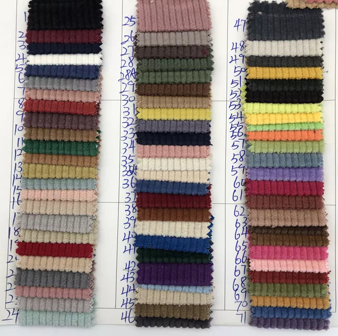 High Quality 8 Wales Corduroy Fabric 100% Cotton In-stock For Coat Pants Trousers Jacket