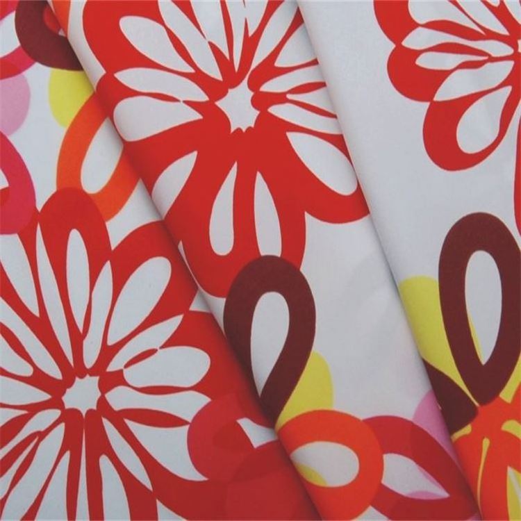 100% polyester micro fibre twill water print peach skin 75DX150D fabric with PA for beach shorts/pants