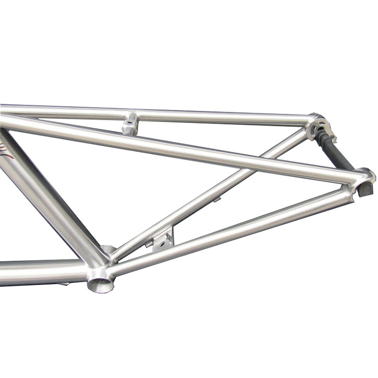 custom 410-440mm Titanium  mini velo frame  bike frame with 20