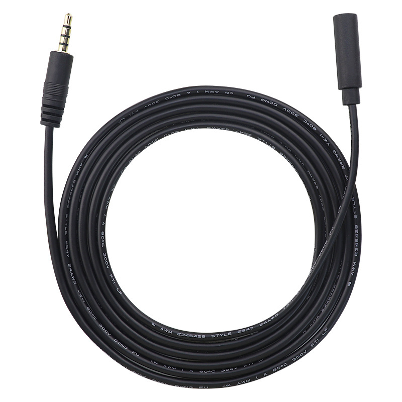 Premium 3.5mm jack 4-pole auxiliary cable 3.5mm car mobile speaker cable phone audio auxiliary cable