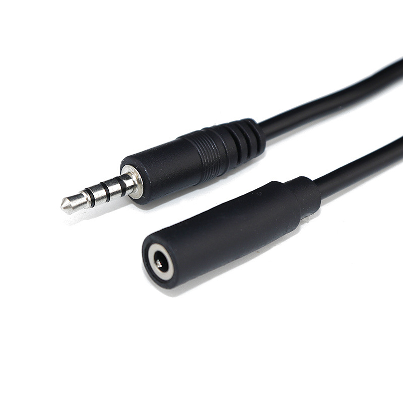 Premium 3.5mm jack 4-pole auxiliary cable 3.5mm car mobile speaker cable phone audio auxiliary cable