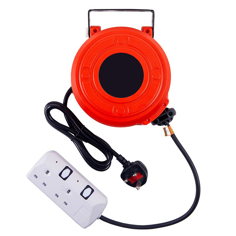 Customization European-style reel power cord automatically retractable reel extension line reel winding