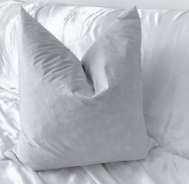 Classic Duck Feather Pillow Square Goose Down and Feather Pillow Cushion Inserts