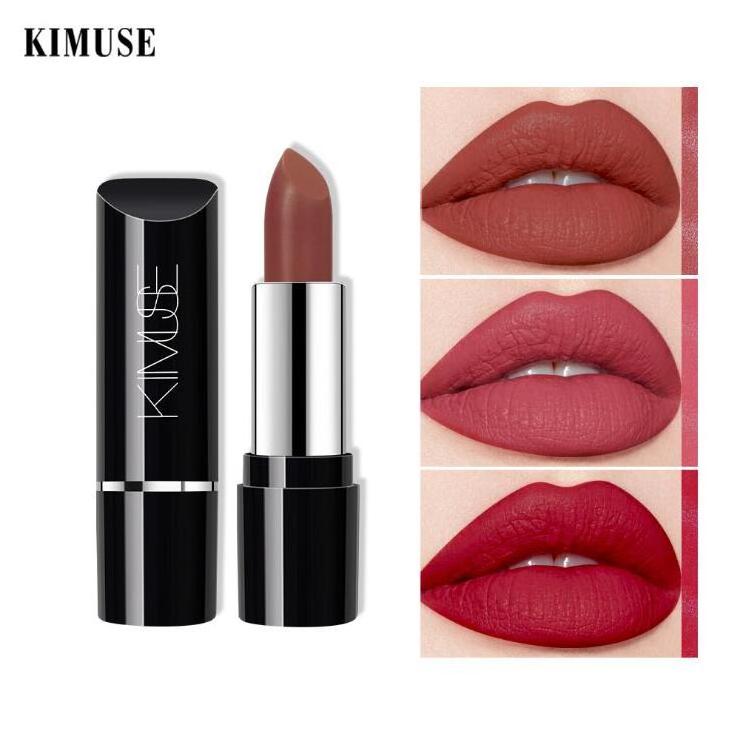 KIMUSE 10 Colors Matte Lipsticks Waterproof Matte Lipstick Lip Sticks Cosmetic Easy to Wear Matte Batom Makeup Lipstick