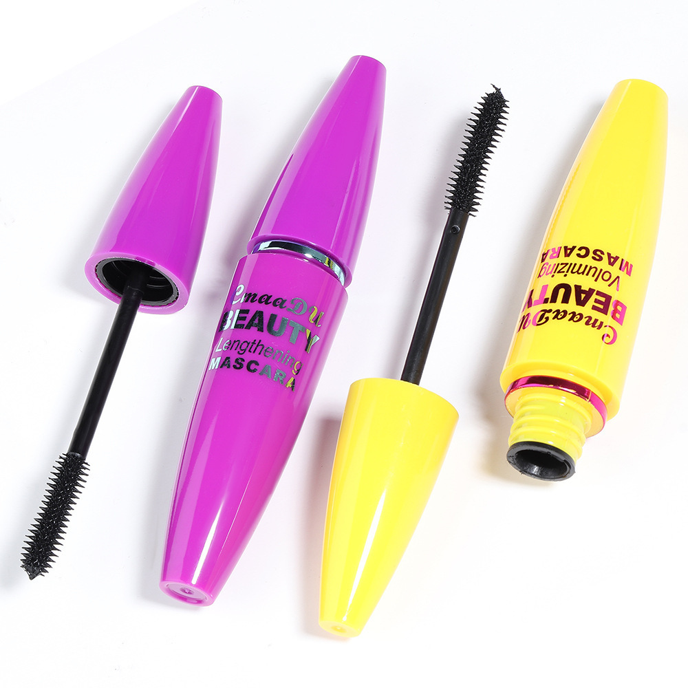 CmaaDu 4D Mascara Volume Express Mascara Waterproof and durableCosmetic Extension Long Curling Waterproof Eyelash Black