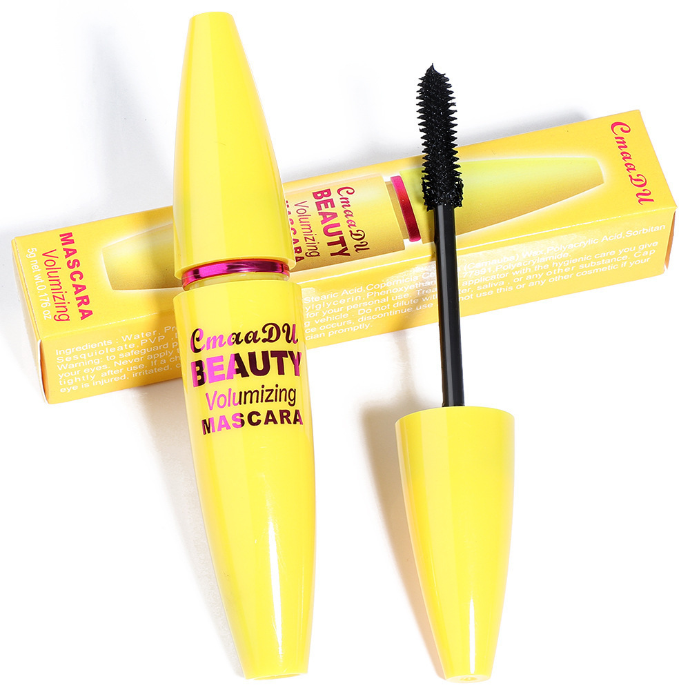 CmaaDu 4D Mascara Volume Express Mascara Waterproof and durableCosmetic Extension Long Curling Waterproof Eyelash Black