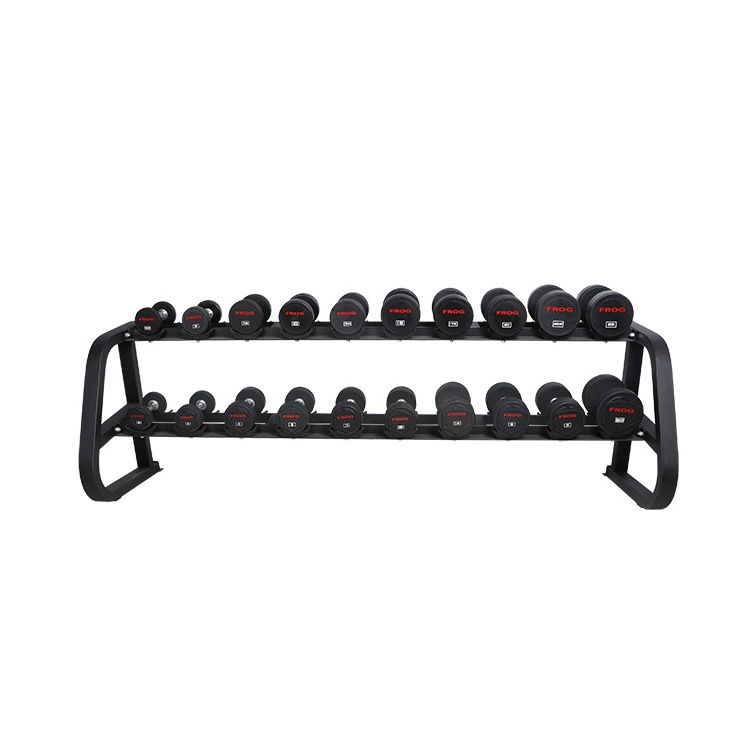 commercial fitness equipment home gym equipment two layers dumbbell rack