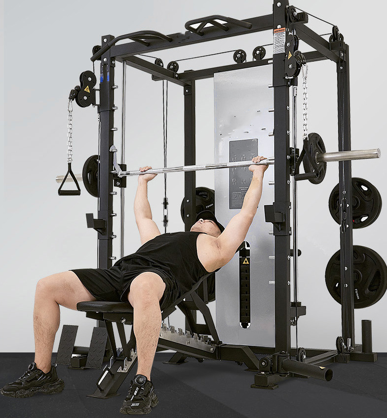 New home Smith frame comprehensive trainer multifunctional frame gym fitness equipment gym equipment smith machine