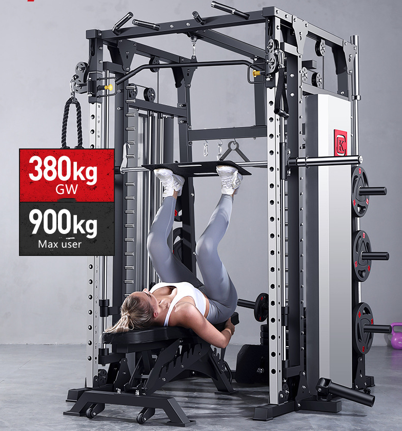 Commercial fitness equipment Smith machine multi-functional trainer fitness machine bench press squat rack