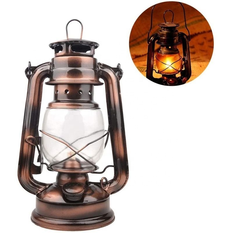 Generic Camping Lantern Vintage Kerosene Lamp Outdoor Camping Burning Lamp Masthead Light Oil Lamp