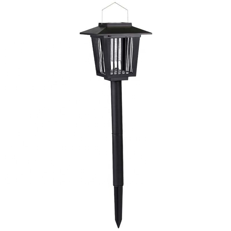 solar power anti mosquito insert killer trap lamp electric bug zapper with led camping lantern tent light