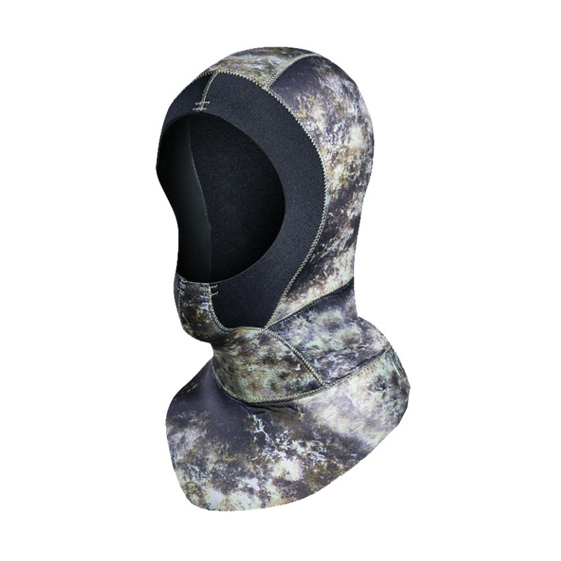 HOOD-003 3mm 5mm Diving Hood Custom Printed Neoprene Surfing Diving Wetsuit Head Neoprene Wetsuit Hood Cap Diving Hat