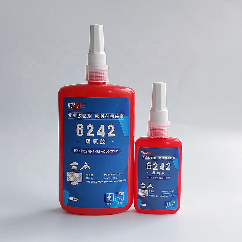 Thread Locker Thread Sealant China Blue 6242 50ml 250ml Oil Resistant Medium Strength Low Viscosity to M20 Thread Locker Sealant