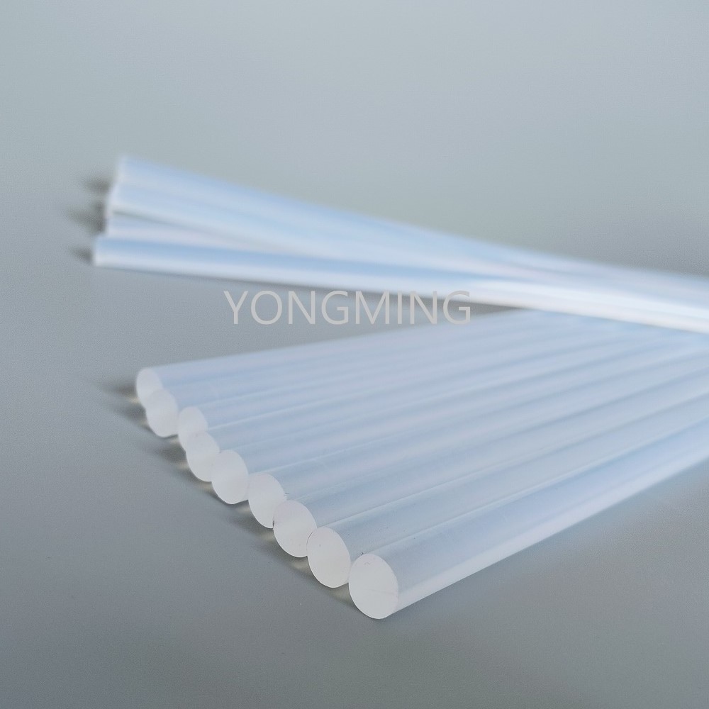 transparent white Hot melt glue stick with 11mm 7 mm for Hot melt glue gun use white Polyamide Hot Melt Adhesive silicone