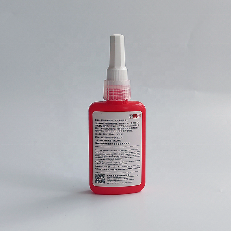 Thread Locker Thread Sealant China Red 6272 50ml 250ml High Temp 230 High Strength High Viscosity to M36 Thread Locker Sealant