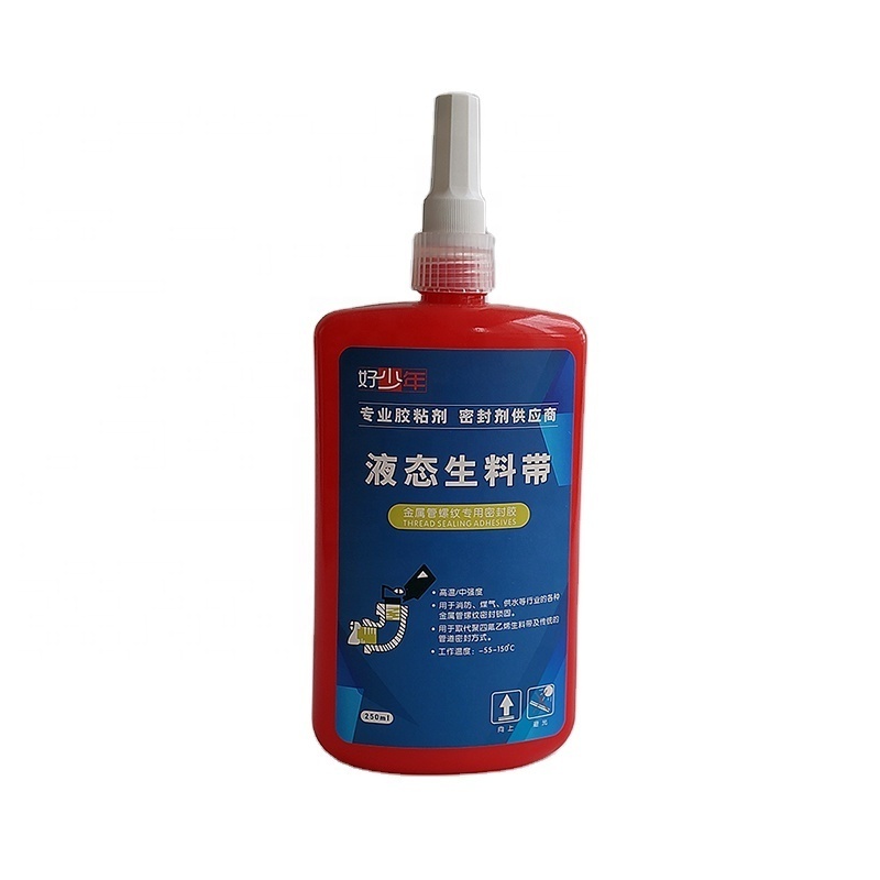 Thread Locker Thread Sealant China Red 6272 50ml 250ml High Temp 230 High Strength High Viscosity to M36 Thread Locker Sealant