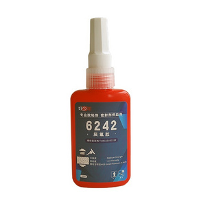 Thread Locker Thread Sealant China Blue 6242 50ml 250ml Oil Resistant Medium Strength Low Viscosity to M20 Thread Locker Sealant