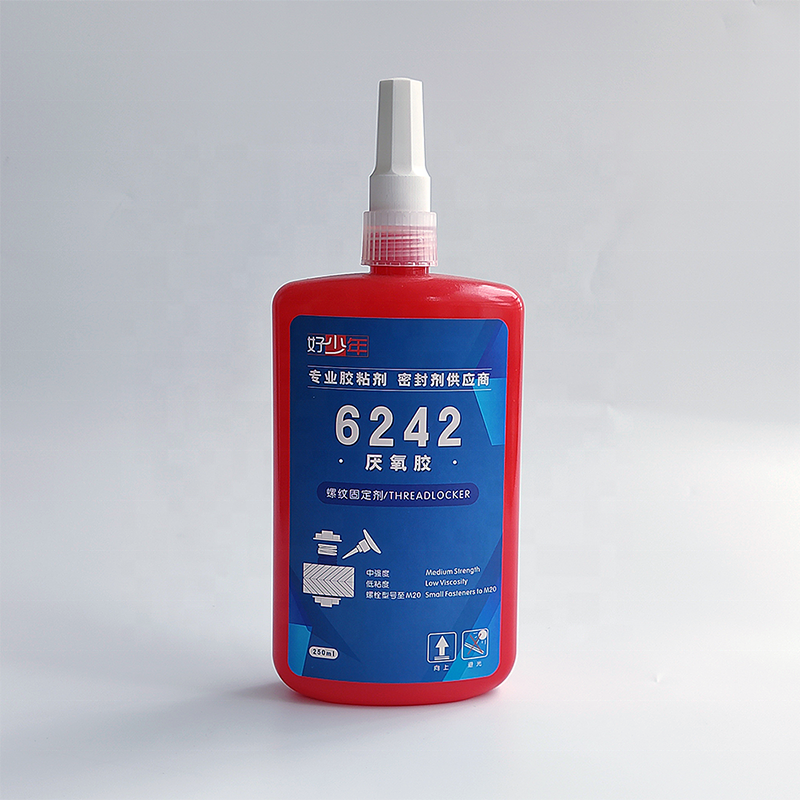 Thread Locker Thread Sealant China Blue 6242 50ml 250ml Oil Resistant Medium Strength Low Viscosity to M20 Thread Locker Sealant