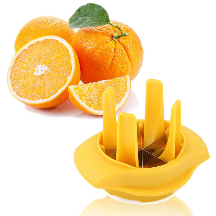 Kitchen Tools Stainless Steel Cutting Blades Manual Food Chopper Lemon & Lime Wedge Slicer Cutter