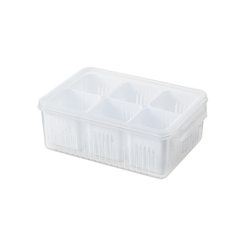 Simple and convenient onion fresh-keeping box compartment chopped green onion Refrigerator box with lid