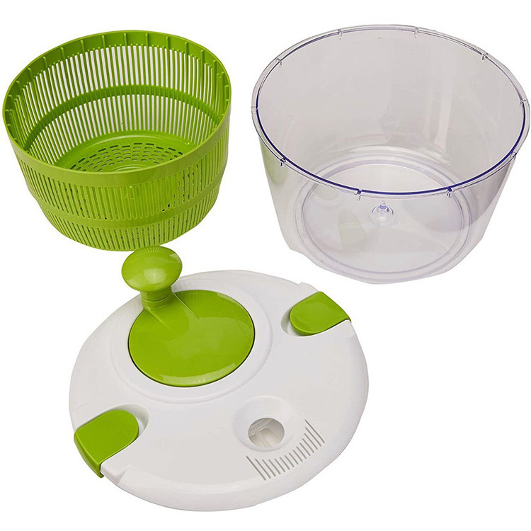 Kitchen Manual Large Salad Spinner Colander Kitchen Fruits Vegetable Dryer Chopper Pull Vegetable Salad Spinner