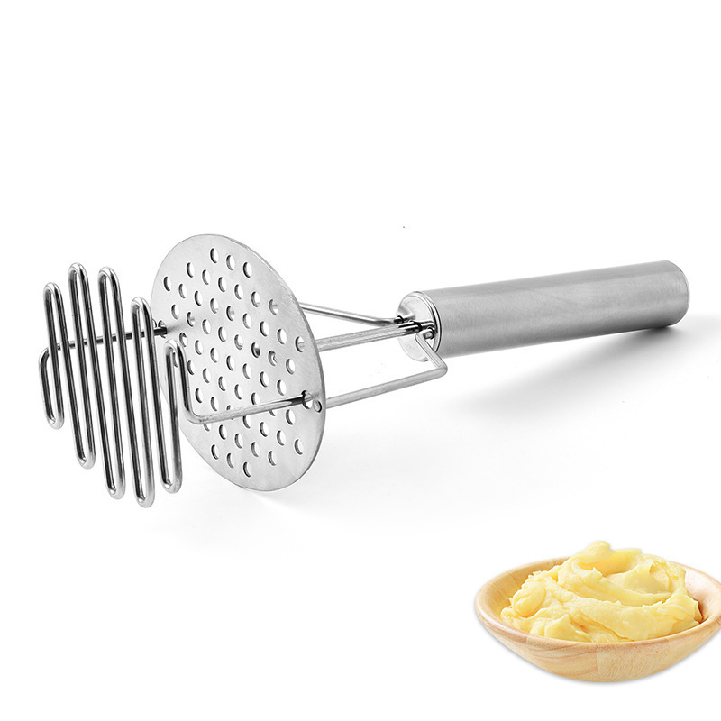 Kitchen Hand Tool Fruit Vegetable Ricer Potato Puddler Stainless Steel Hand Potato Masher