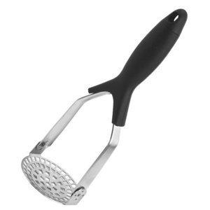 Kitchen Long Handle Stainless Steel Head Manual Fruit Mashed Folding Potato Masher Ricer Garlic Masher