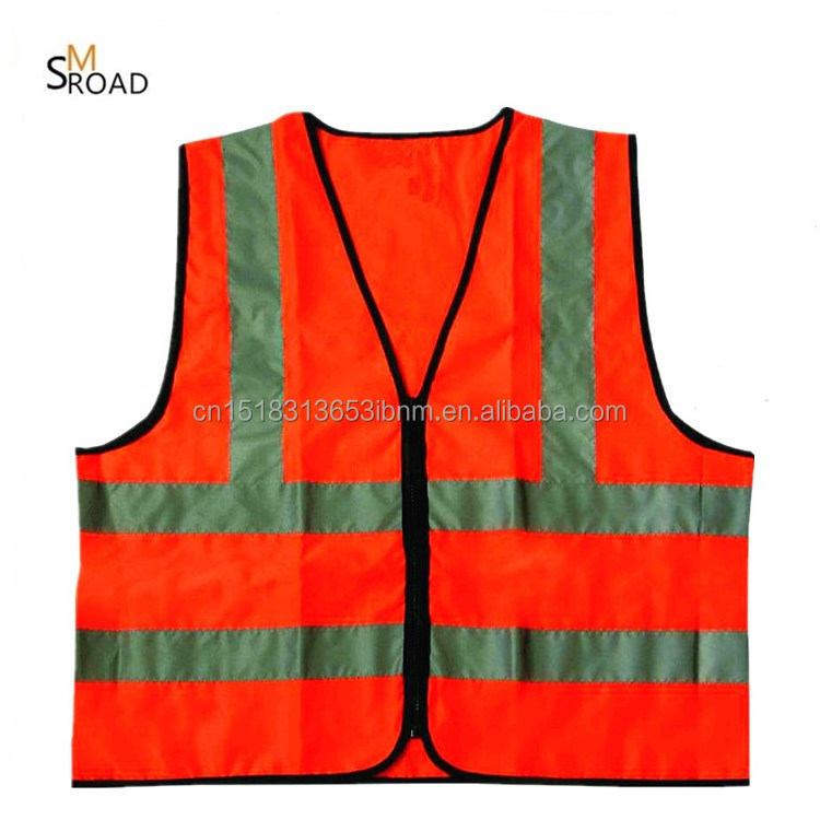 cheap customized orange motorcycle SECURITY VEST running construction saftey vest reflective