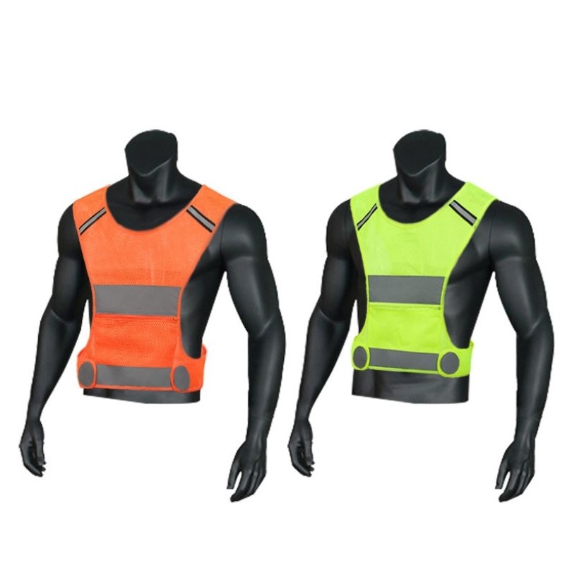 Customizable Sports reflective safety clothing Night run cycling breathable reflective vest