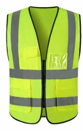 120gsm EN20471 reflector HI VIS work construction safety reflective vest