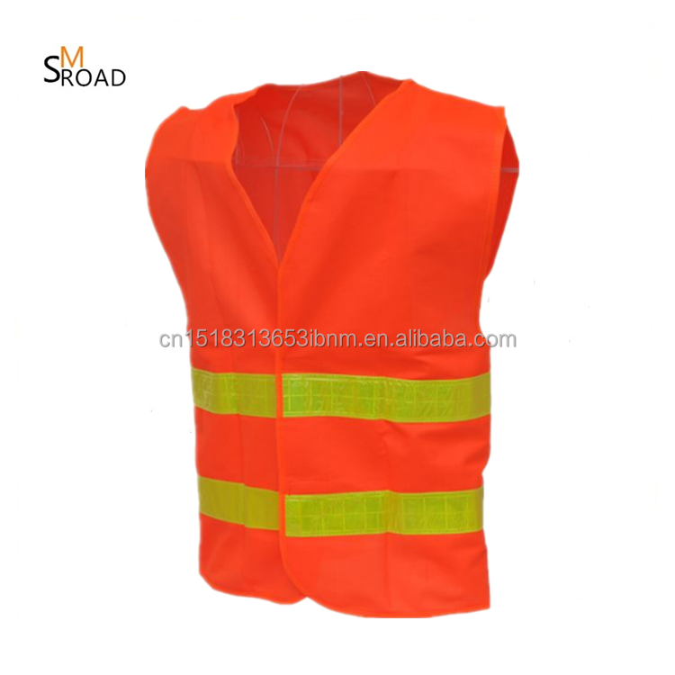 cheap customized orange motorcycle SECURITY VEST running construction saftey vest reflective