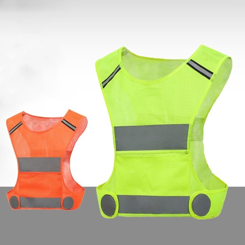 Customizable Sports reflective safety clothing Night run cycling breathable reflective vest