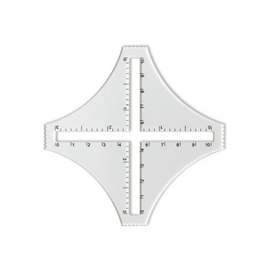 1 pcs Acrylic knitting density gauge Number of stitches calculator ruler Transparent counter calculation tool