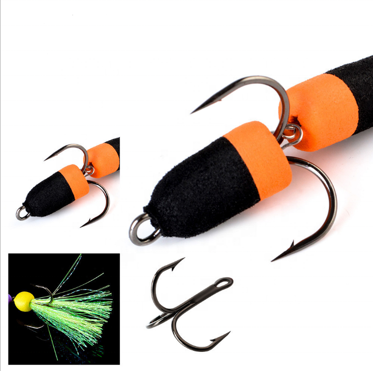 Mandula Fishing Lure Soft Lure Swimbait Wobbler Bass Pike Lure Minnow Foam Insect Artificial Baits with treble hooks