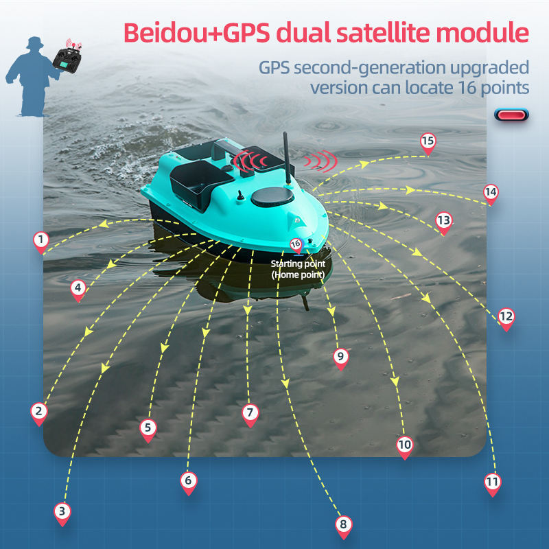 fishing bait boat with fish finder and gps  sonar  RC bait boat carp fishing