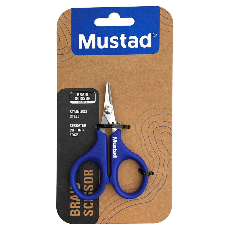 Mustad 9.5cm fishing line scissors stainless steel fishing Professional scissors