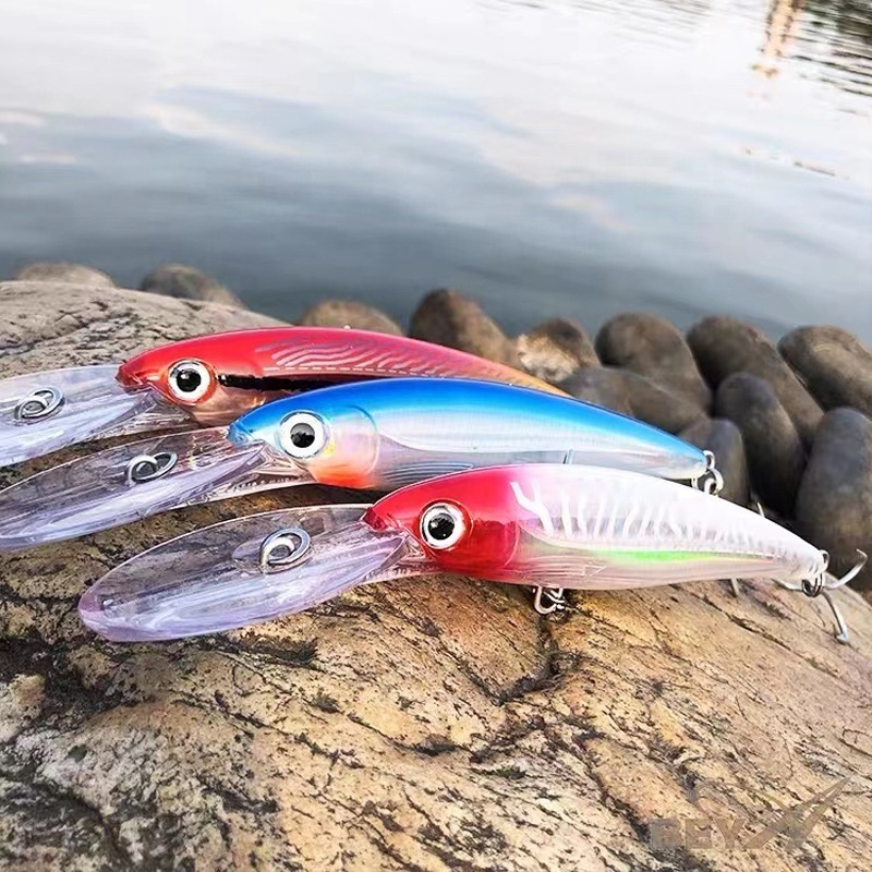 New Arrival 140mm/46g Fishing Lure Minnow Baits Long Casting Slow Sinking Big Fishing Bass Lures Plastic Crankbait