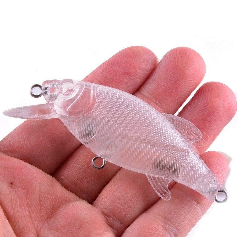 8cm/9g DIY hard lures fishing lure blanks crankbait minnow bait unpainted lure swim bait blank