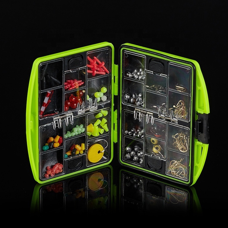 24 kinds Multifunctional fishing tackle box with hooks Accessories for Sea Rock Fishing Casting Swivel Jig Hooks fish Tool