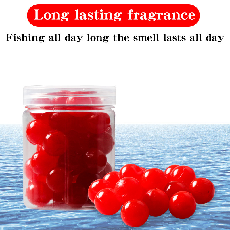 1.3cm 1.6cm 1.8cm strawberry flavor Sweet Corn Taste Bait Ball floating soft beads float False bait soft plastic fishing lure